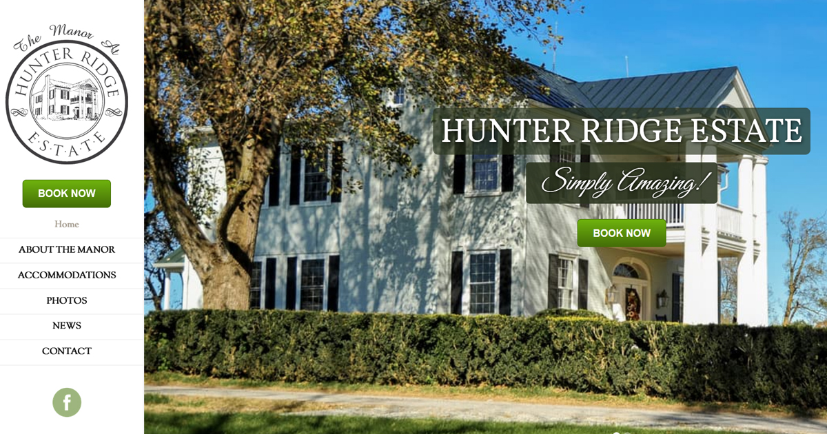 The Manor at Hunter Ridge Estate Vacation Rental